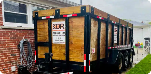 Dumpster Rental Downriver MI | KDR Dumpster Rental | Best dumpster rental in Downriver MI